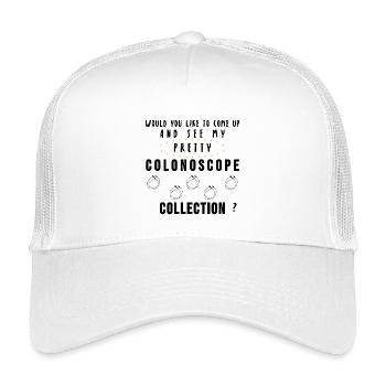 Doctors doctor internist colonoscope collection gift - Kids’ Trucker Cap - white - Front