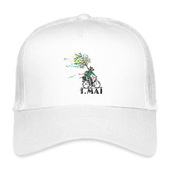 Erster Mai - Kinder Trucker-Cap - Weiß - Vorne