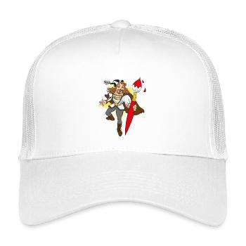 duerer-comic - Kids’ Trucker Cap - white - Front