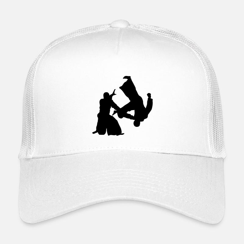 Aikido - Kinder Trucker-Cap - Weiß