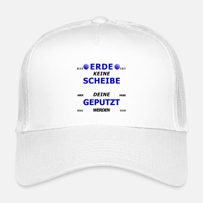 Fensterputzer Erde Spruch lustig Humor Geschenk Kinder Trucker-Cap