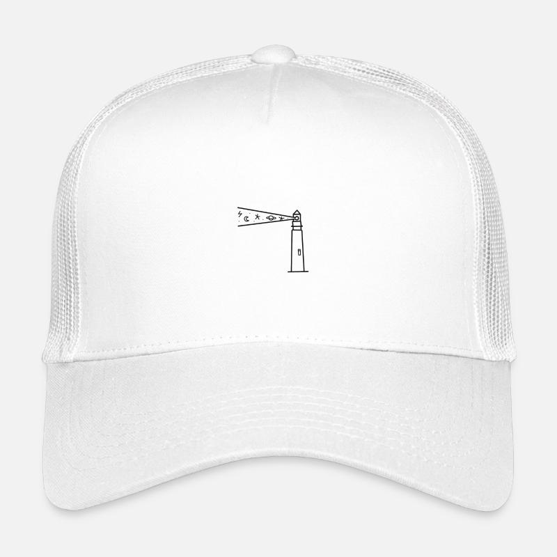 Leuchtturm - Kinder Trucker-Cap - Weiß