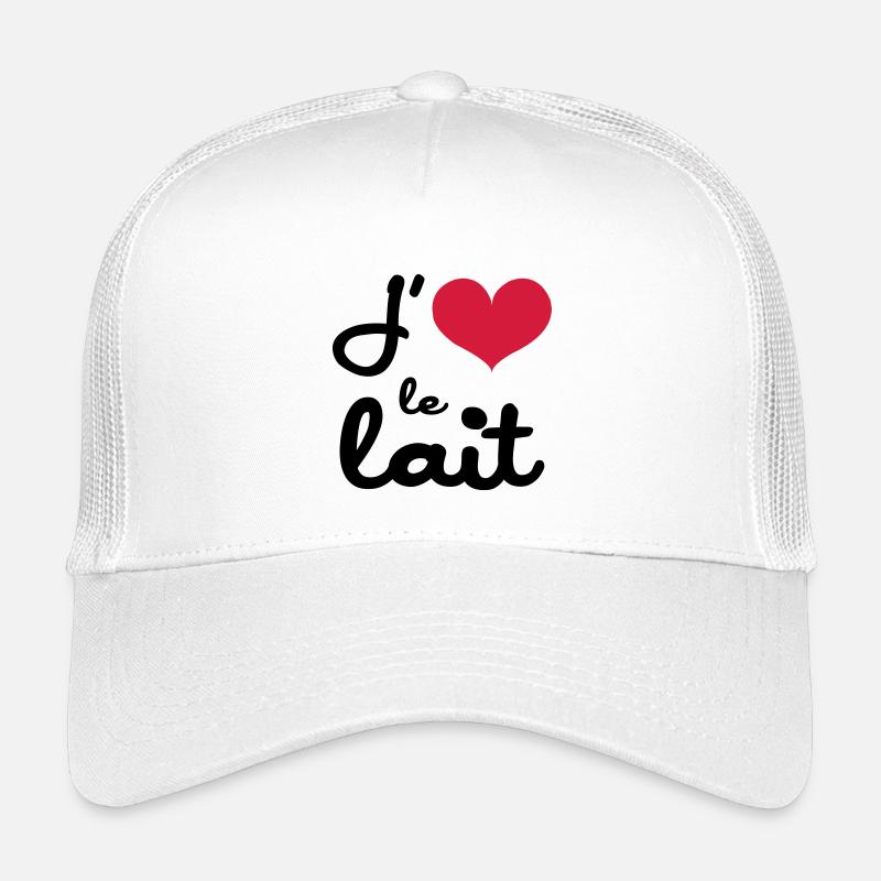 J'aime le lait - Bébé Casquette trucker enfant