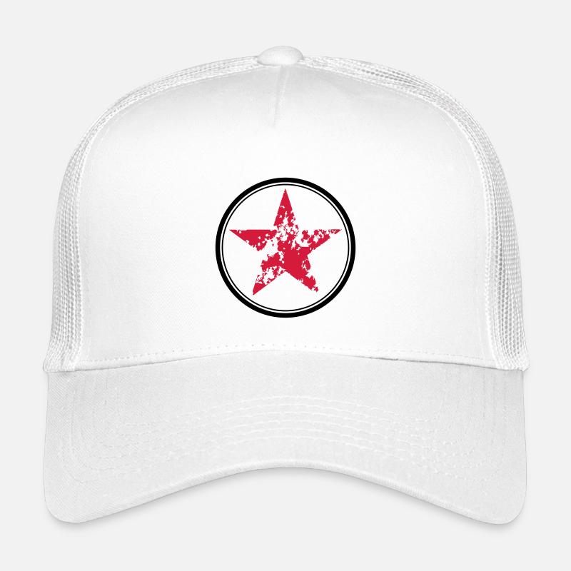 Stern - Kinder Trucker-Cap - Weiß