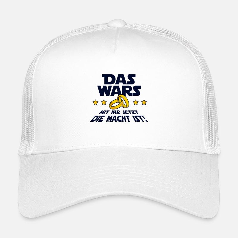Das Wars Spruch Hochzeit Junggesellenabschied Kinder Trucker-Cap
