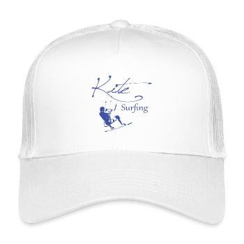 Kite - Surfing - Kinder Trucker-Cap - Weiß - Vorne