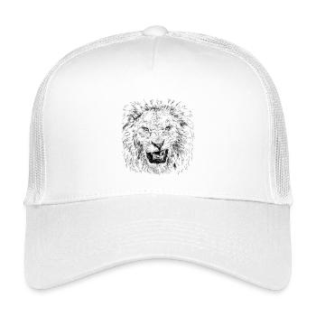 Lion - Kids’ Trucker Cap - white - Front