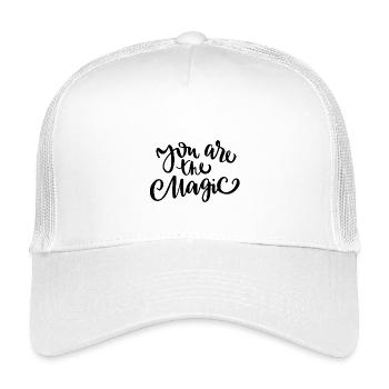 Tu es magique - Magic - Casquette trucker enfant - blanc - Devant