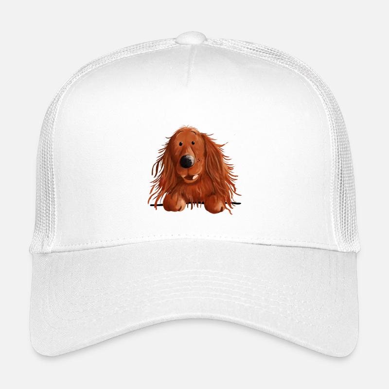 Neugieriger Irish Setter Kinder Trucker-Cap