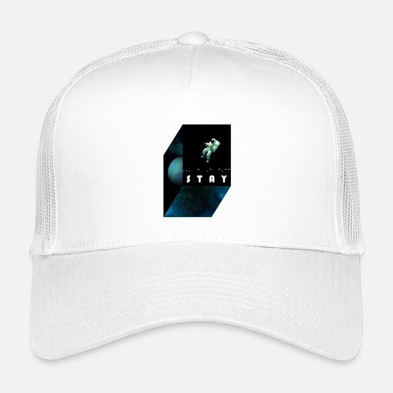 stay / morse code - Kinder Trucker-Cap - Weiß