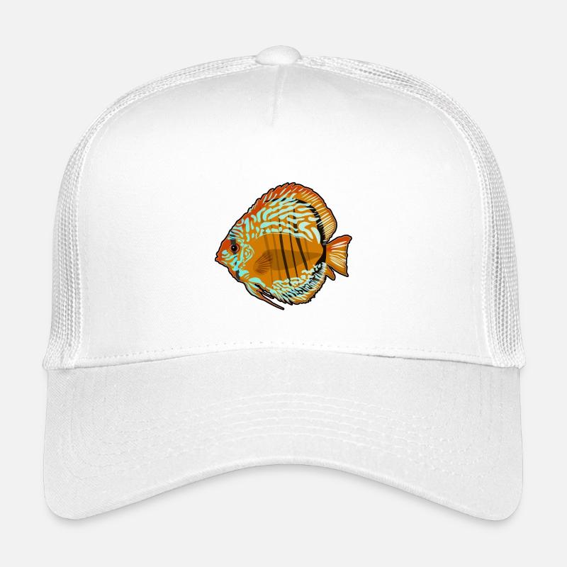 Discus Fish Aquarium Drawing Kids’ Trucker Cap