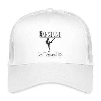 Danseuse de Mère en Fille Danse - Casquette trucker enfant - blanc - Devant