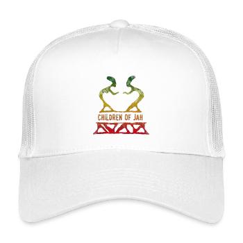 children of jah reggae - Kids’ Trucker Cap - white - Front