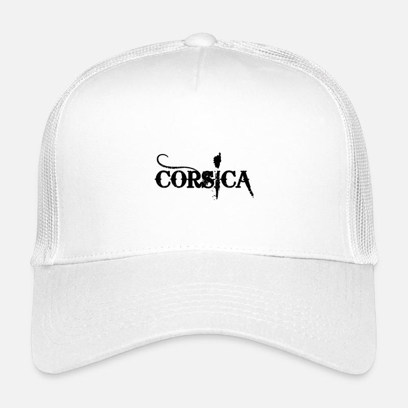 Korsika, Korsika - Kinder Trucker-Cap - Weiß