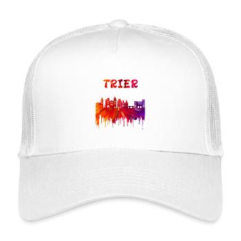 Trier Syline design / gift idea - Kids’ Trucker Cap - white - Front
