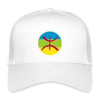 sticker berber flag roundel amazigh - Kids’ Trucker Cap - white - Front