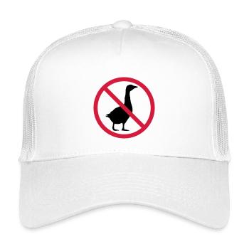 Goose forbidden sign - Kids’ Trucker Cap - white - Front