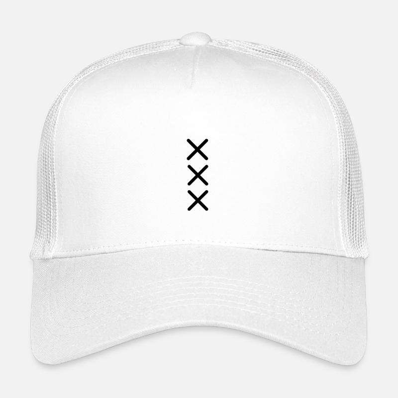 Amsterdam Black Kids’ Trucker Cap