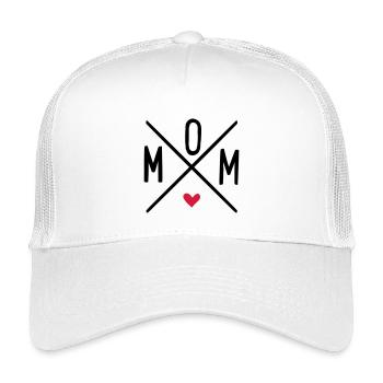 mom - Kids’ Trucker Cap - white - Front