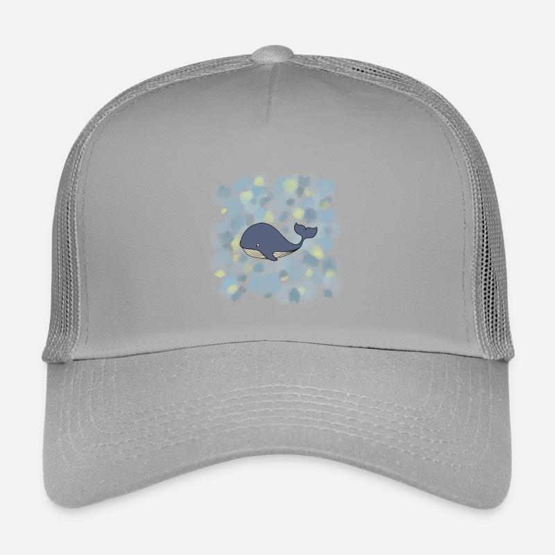Wal Blauwal Kinder Trucker-Cap