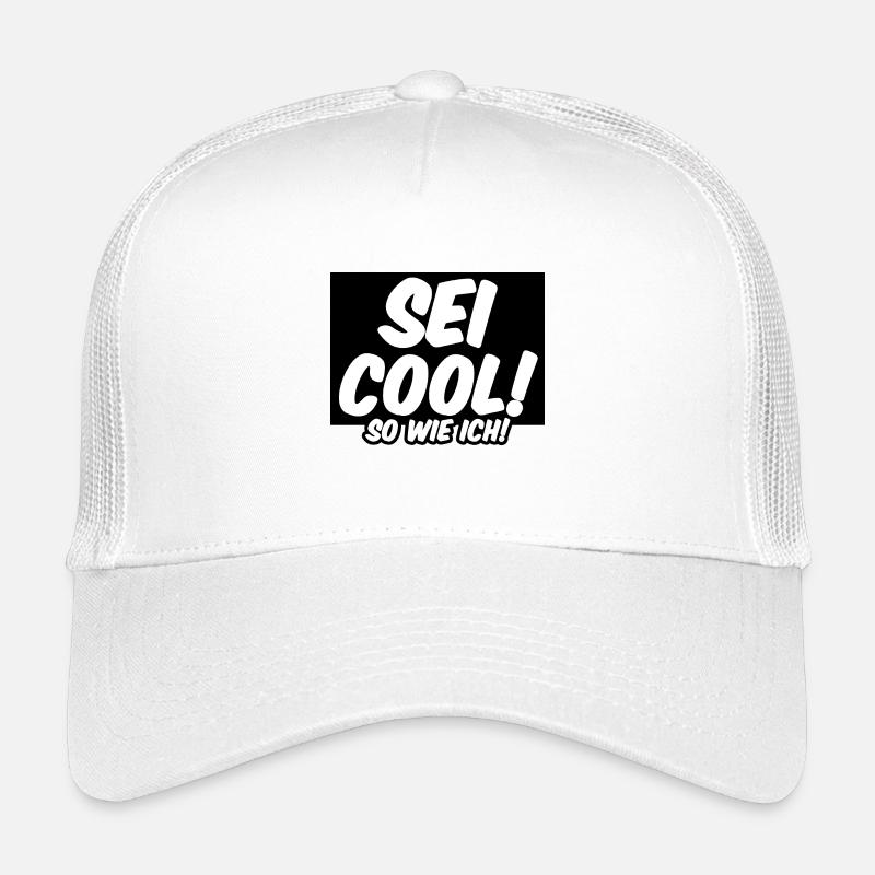 Cool Freunde Freundschaft Statement Sprüche - Kinder Trucker-Cap - Weiß