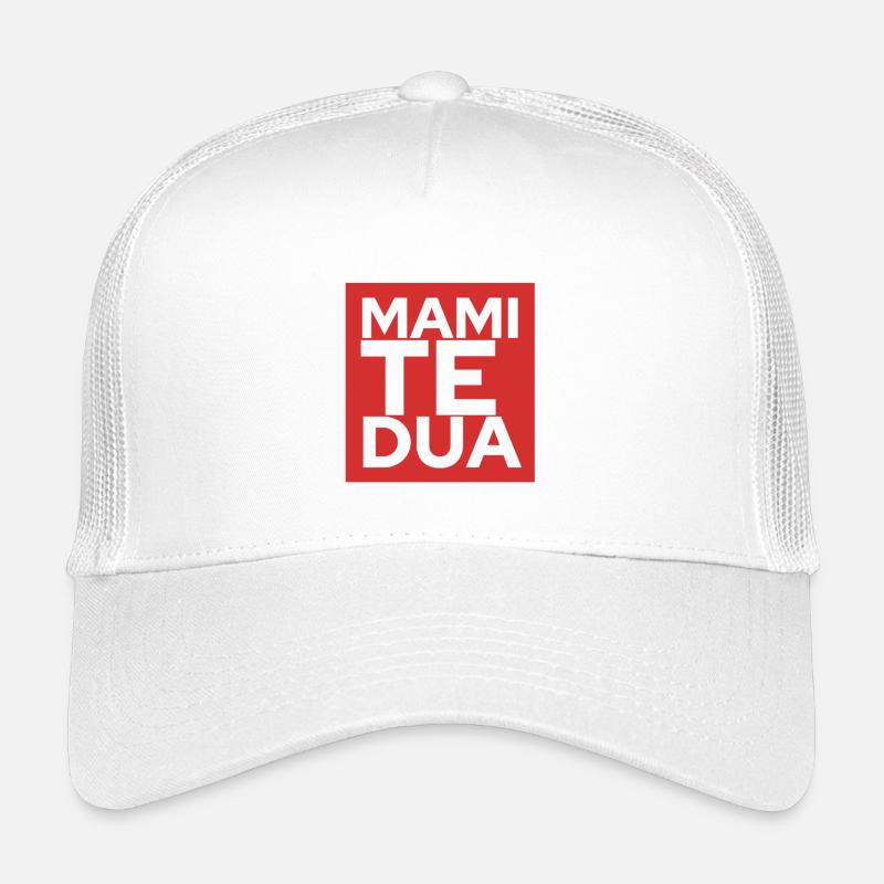 Mami të dua - Kinder Trucker-Cap - Weiß