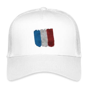 French flag - Kids’ Trucker Cap - white - Front