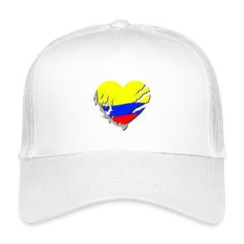 Kolumbien - Kinder Trucker-Cap - Weiß - Vorne