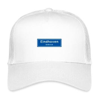 Ortsschild Eindhoven - Kinder Trucker-Cap - Weiß - Vorne