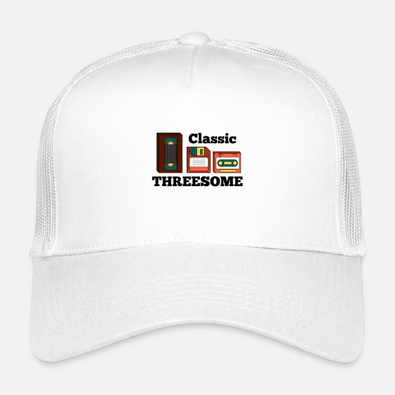 Retro Old School Analog Kinder Trucker-Cap