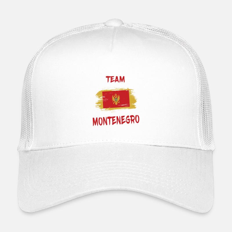 Team Montenegro Flaggen Design / Geschenkidee Kinder Trucker-Cap