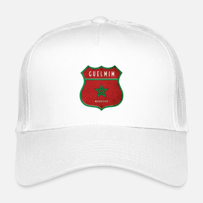 Guelmim Maroc Armoiries Drapeaux Design Casquette trucker enfant