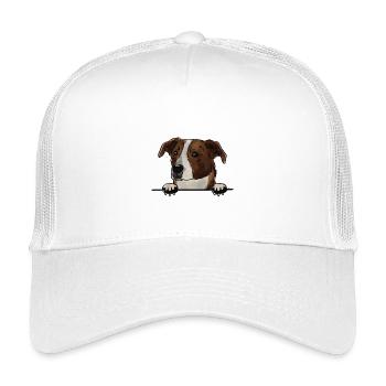 Österreichischer Pinscher Hund für spähende Hundeliebhaber - Kinder Trucker-Cap - Weiß - Vorne