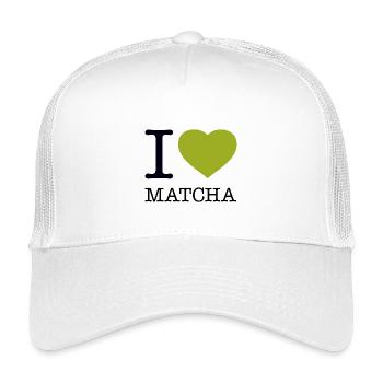 I LOVE MATCHA - Kids’ Trucker Cap - white - Front