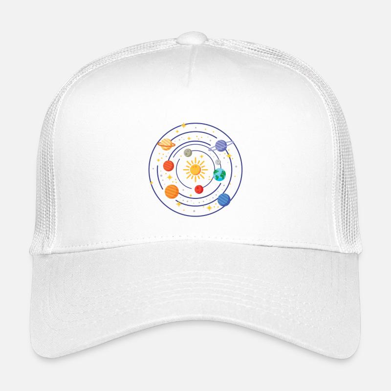 Sonnensystem Kinder Trucker-Cap