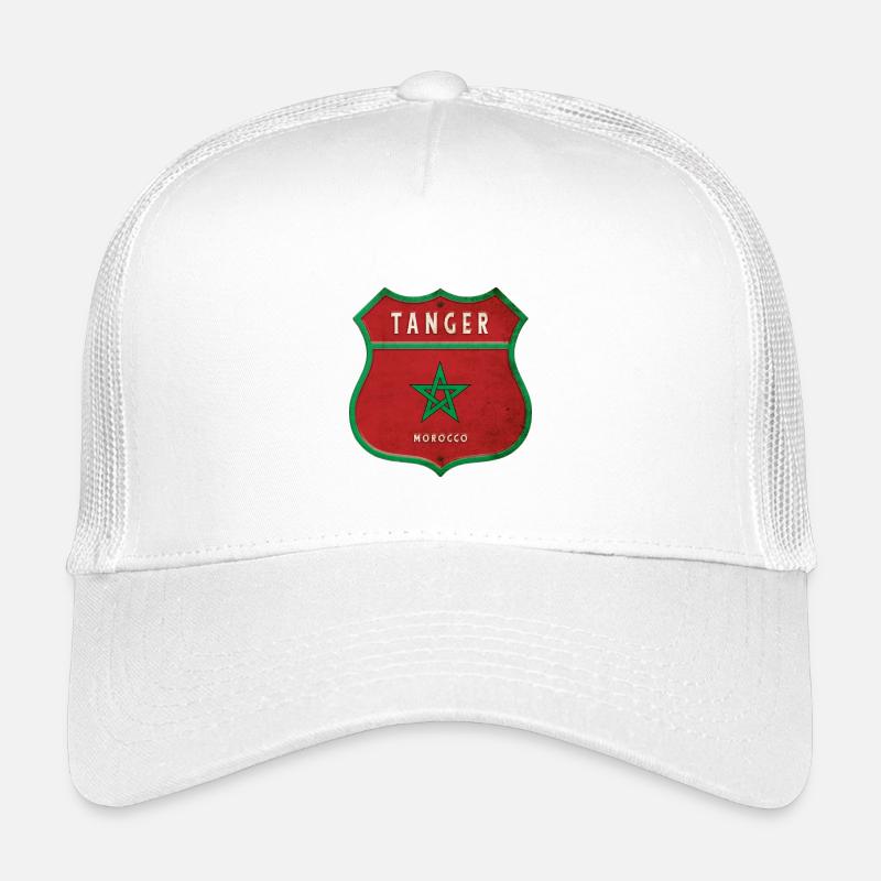 Tanger Maroc Armoiries Drapeaux Design Casquette trucker enfant