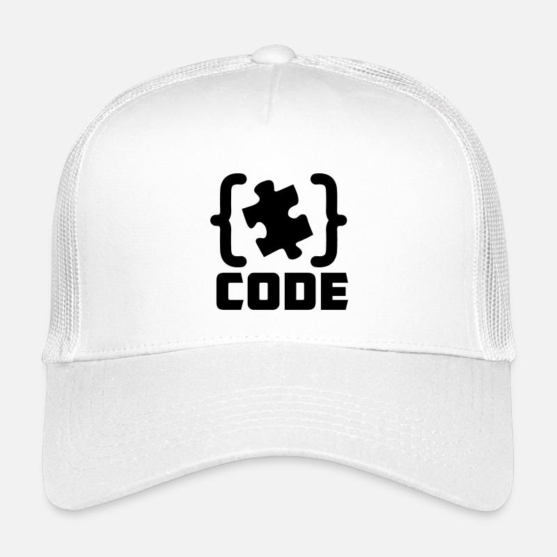 Programmierer Code-Puzzle-Lösung Kinder Trucker-Cap