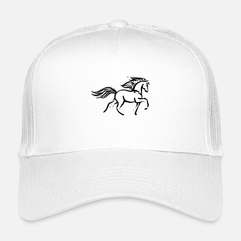 Pferde Galopp Hengst Islandpferde Isländer Kinder Trucker-Cap
