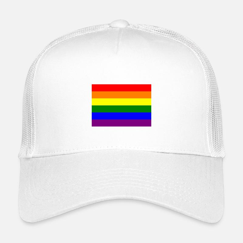 Pride Rainbow Flag Design Kids’ Trucker Cap