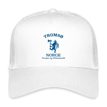 TROMSO Norwegen Norvège Norge - Casquette trucker enfant - blanc - Devant