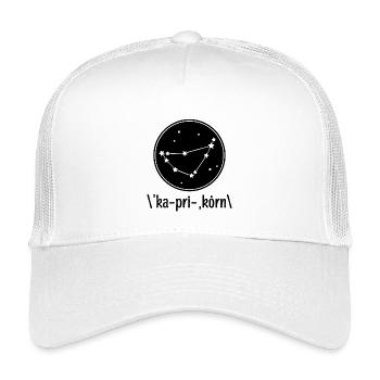 Konstellation Steinbock Gestirne Galaxie Himmel - Kinder Trucker-Cap - Weiß - Vorne