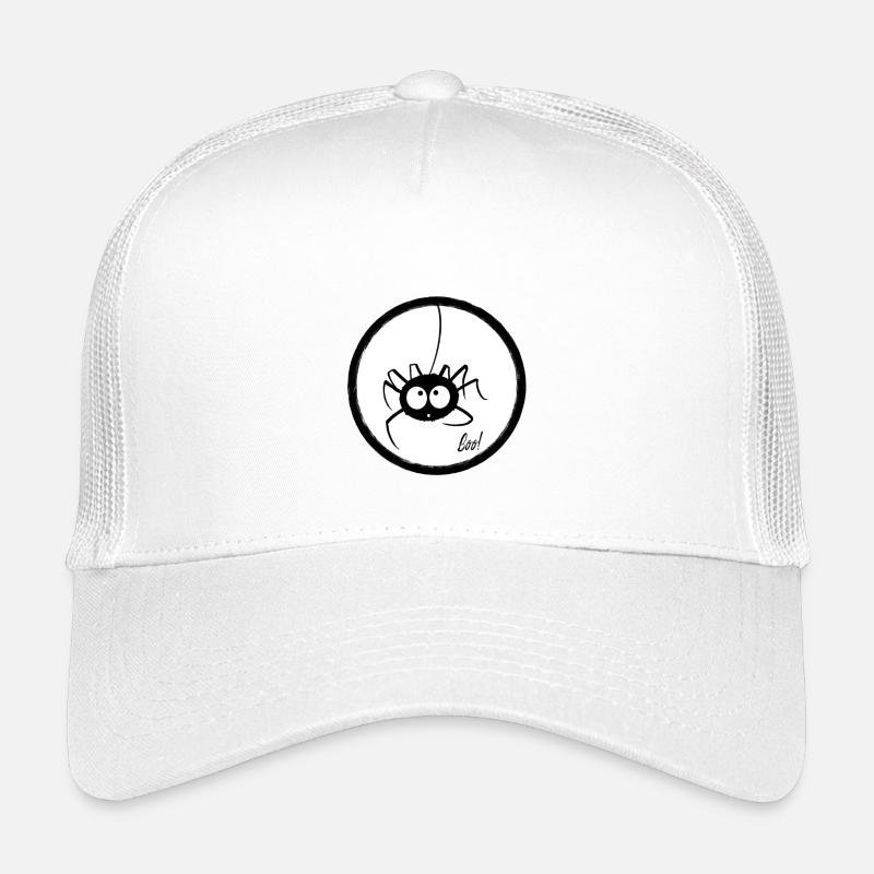 Süße Spinne - Kinder Trucker-Cap - Weiß
