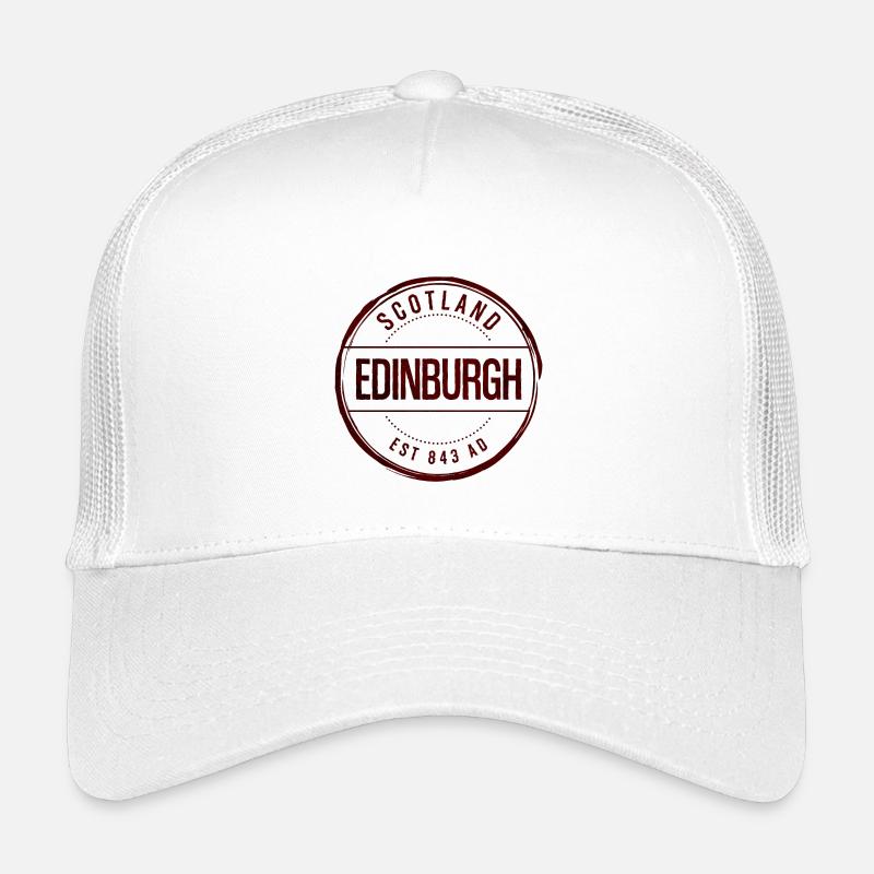 Edinburgh Vintage Stamp Kids’ Trucker Cap