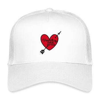 Coeur Rouge Conte Romantique - Casquette trucker enfant - blanc - Devant