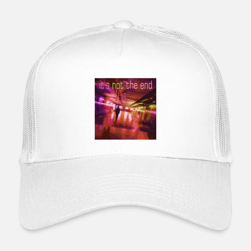 Neon trail It's not the end Kids’ Trucker Cap
