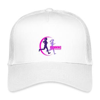 Running - Kids’ Trucker Cap - white - Front