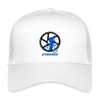 Radfahren - Kinder Trucker-Cap - Weiß - Vorne
