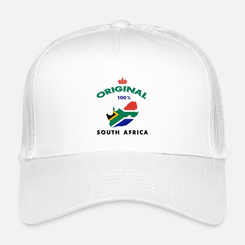Design original 100 % drapeau de l'Afrique du Sud Casquette trucker enfant