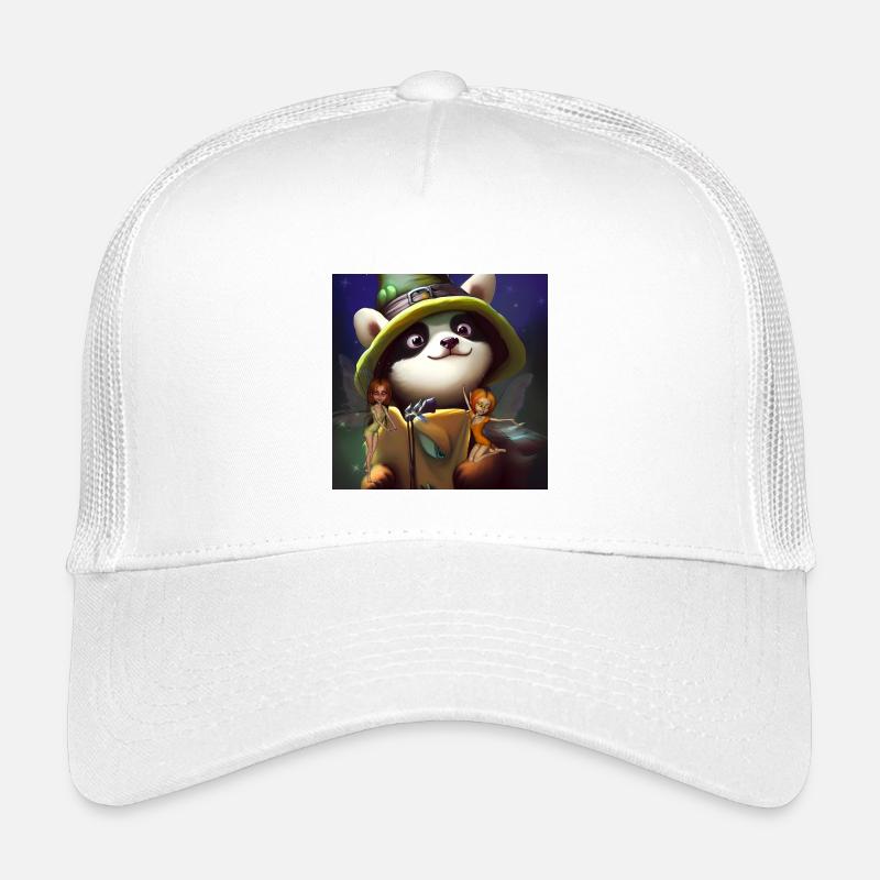 Cute panda with little fairies Kids’ Trucker Cap