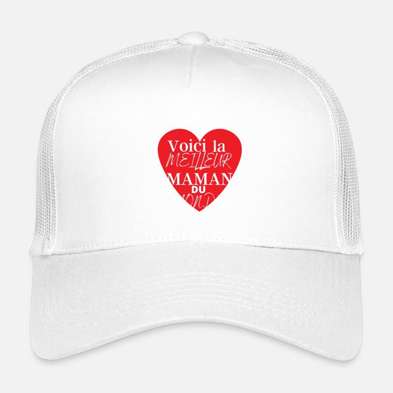 VOICI LA MEILLEUR MAMAN DU MONDE Casquette trucker enfant